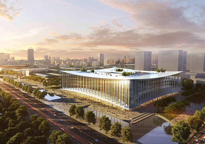 Xi 'an silk road conference and exhibition center - metal roofing project