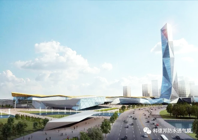 Shijiazhuang convention and exhibition center - metal roofing project