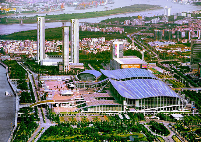 Guangzhou international exhibition center - metal roofing project