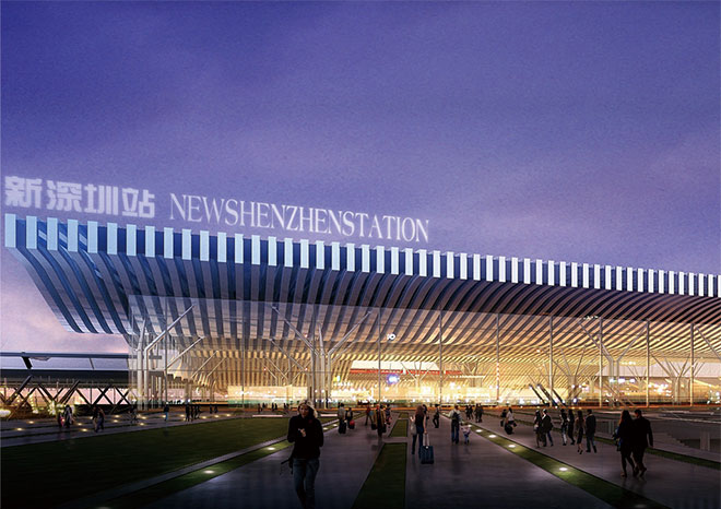 Shenzhen north railway station - steel structure roofing project